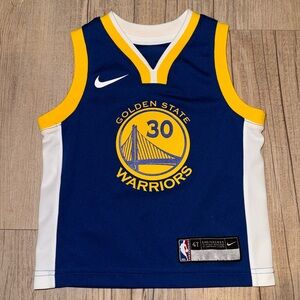 Nike kids Golden State Warriors Stephen Curry Jersey Size 4T